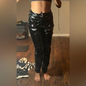 pretty little thing plt vinyl pants